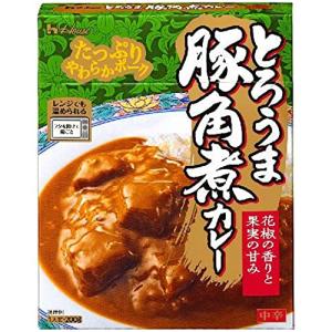 とろうま ハウス 豚角煮カレー 200g ×5個 【レンジ調理対応】【レトルト食品】【非常食】