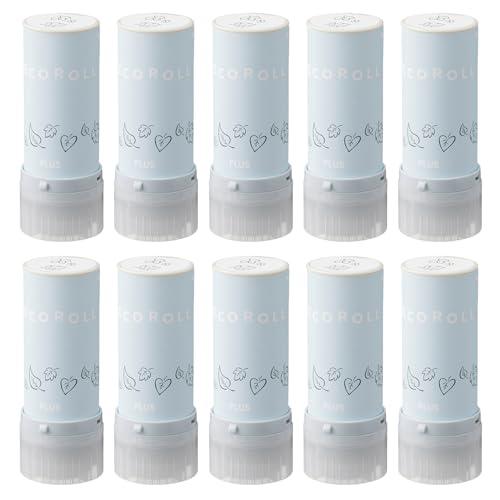 プラス ローラースタンプ デコロール 11mm幅 葉っぱ ブラック 10個セット IS-611DR ...