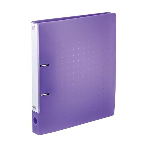 リヒトラブ CUBE FIZZ リングファイル ツイストリング スマートスリム A4 パープル F7...