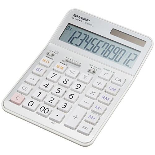 SHARP 実務電卓 抗菌セミデスクトップタイプ CS-S952-CX