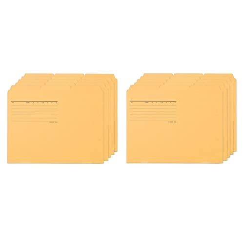 プラス カットフォルダー 再生紙 A4 3山 (3枚) イエロー 10セット(30枚) FL-063...