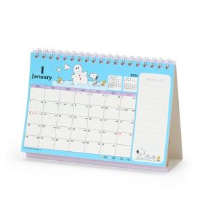 サンリオ(SANRIO) リングカレンダーM 2026 スヌーピー 紙 卓上 621919