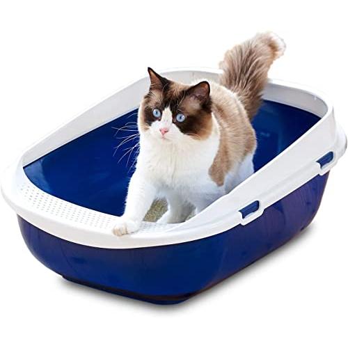 【OFT】 メガトレー 本体 ブルーベリー 【 猫用 トイレ 本体 】 大きい猫 大きいトイレ ゆっ...