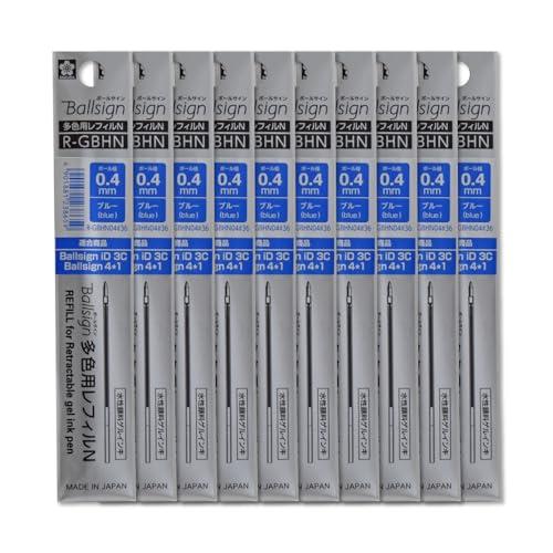 サクラクレパス ボールペン替芯 多色用 ボールサインiD3C ボールサイン4+1 専用 0.4mm ...