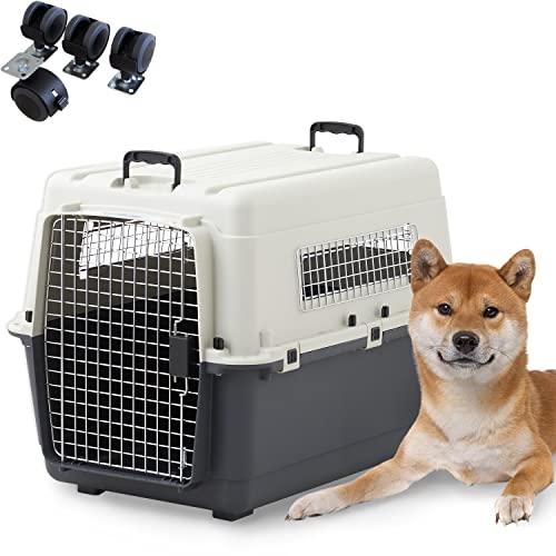 【OFT】 ペットケンネル ファーストクラス L80 専用キャスター付き【外寸】幅55.5×奥80×...