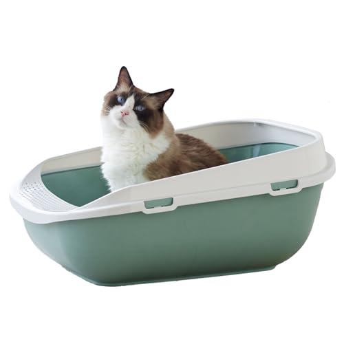 【OFT】 メガトレー ソフトグリーン 【 猫用 トイレ 本体 】 大きい猫 大きいトイレ ゆったり...