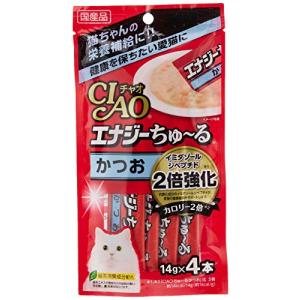 チャオ (CIAO) エナジーちゅ~る かつお 4本 6個セット