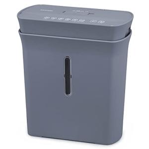 アイリスオーヤマ パーソナルシュレッダー PS-A8C-H グレー 家庭用 8枚細断 クロスカット 細断速度3.7m/分