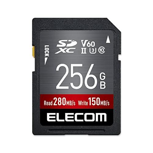 エレコム SDカード 256GB SDXC データ復旧サービス付 UHS-II V60 MF-FS2...
