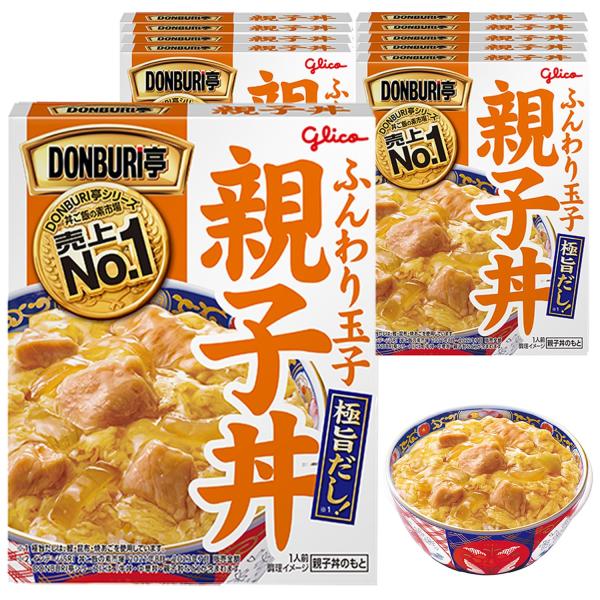 DONBURI亭 親子丼 210g×10個 江崎グリコ