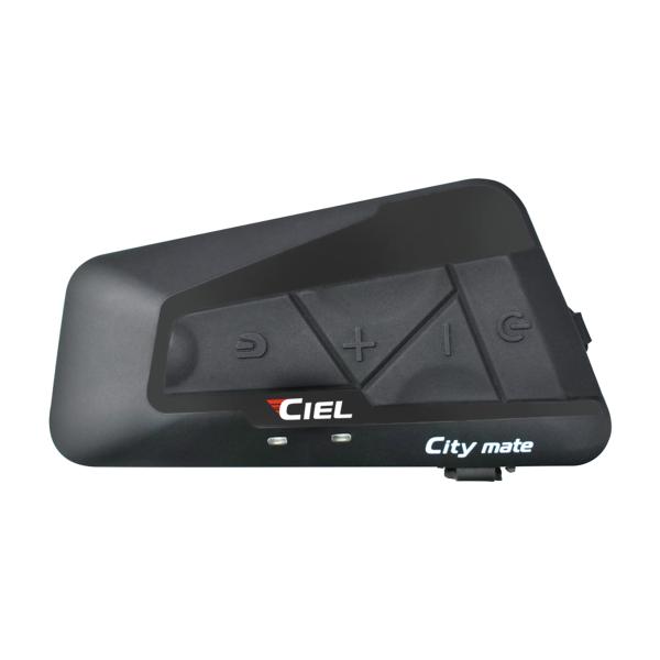 シエル(CIEL) シティメイト ソリッドブラック バイク用Bluetoothインカム 2人同時通話...