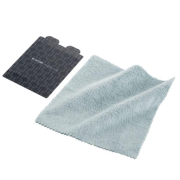 エレコム 液晶クリーナー クリーニングクロス 超強力 【持ち運び用ケース付き】水洗い可 ドライタイプ...