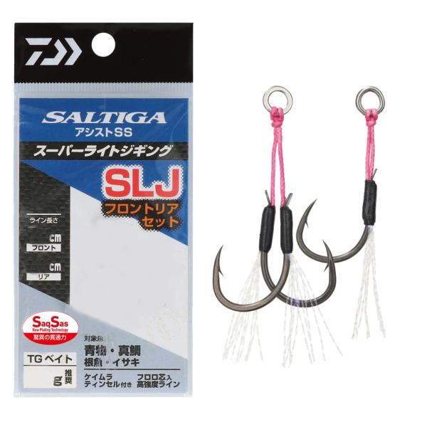 ダイワ(DAIWA) スーパーライトジギング用アシストフック ソルティガアシストＳＳ ＳＬＪ フロン...