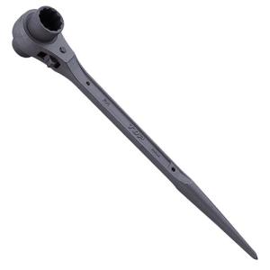 トップ工業 (TOP) 両口ラチェットレンチ N型 17x21mm 直シノ パーカー仕上げ 足場 住宅 鳶道具 RM-17x21N 燕三条 日本製