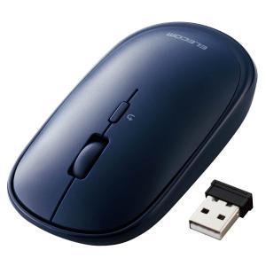 エレコム マウス ワイヤレス (レシーバー付属) Mサイズ 3ボタン