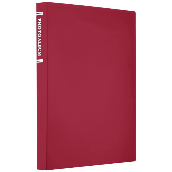 ナカバヤシ ポケットアルバム 超透明 L判88枚収納 ライトピンク CTPL-80-PK