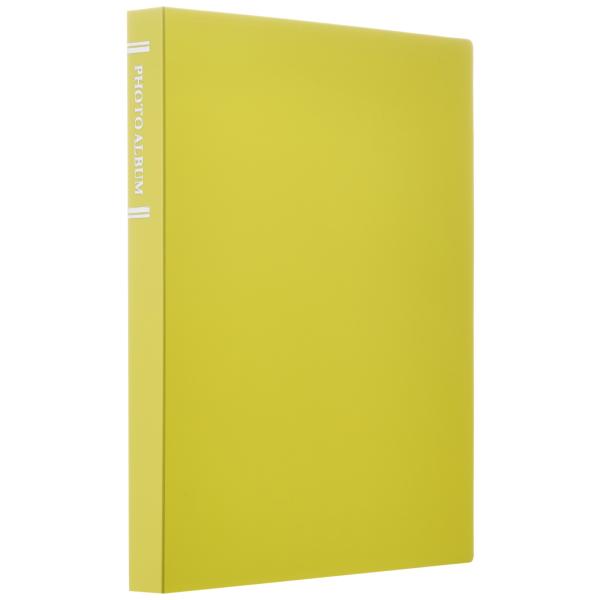 ナカバヤシ ポケットアルバム 超透明 L判88枚収納 ライトグリーン CTPL-80-LG