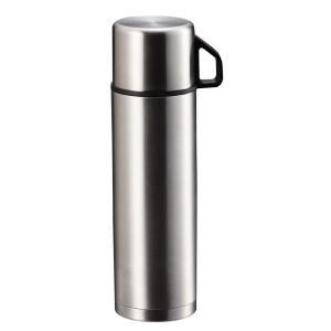 パール金属 水筒 500ml ダブル ステンレス ボトル スタイルベーシック H-6826 シルバー