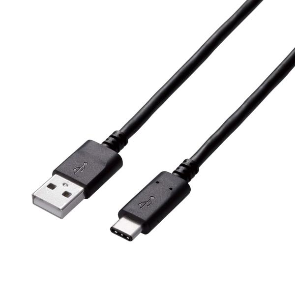 エレコム USBケーブル 充電・データ転送用 USB-A&amp;TypeC USB2.0 iPhone15...
