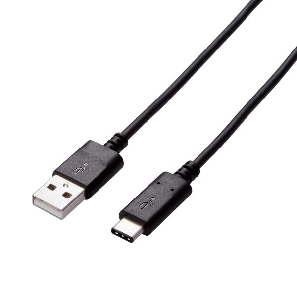 エレコム USBケーブル 充電・データ転送用 USB-A&amp;TypeC USB2.0 iPhone15...