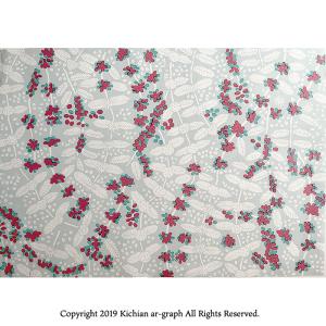 包装紙/A3/金木犀（キンモクセイ）/ラッピング/パターン 文様【5枚