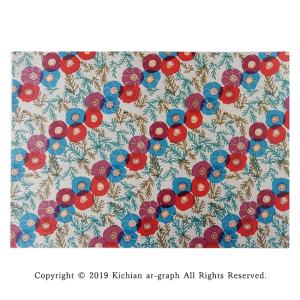 包装紙/B3サイズ/芥子文様/芥子・ポピー【3枚セット】