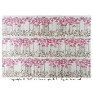 包装紙/B3（変形）サイズ/蓮華草文様/レンゲ・草花【3枚セット】