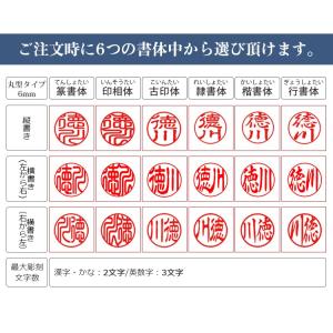 印鑑 作成 チタン訂正印 6mm 丸印 シルバ...の詳細画像4