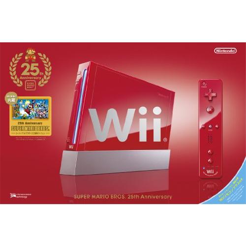 Wii本体 (スーパーマリオ25周年仕様) (「Wiiリモコンプラス」同梱) (RVL-S-(中古品...