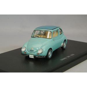 ミニカー/完成品 エブロ 1/43 スバル 360 1958 ブルー レジン製｜kidbox