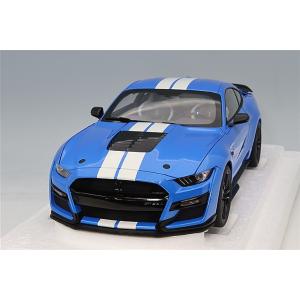 オートアート コンポジット 1/18 フォード マスタング シェルビー GT500 ブルー/ホワイト...