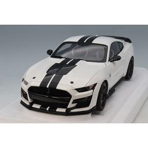 オートアート コンポジット 1/18 フォード マスタング シェルビー GT500 ホワイト/ブラッ...