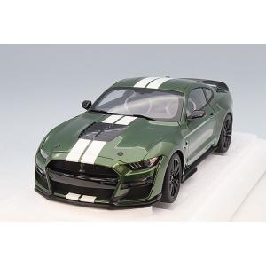オートアート コンポジット 1/18 フォード マスタング シェルビー GT500 グリーン/ホワイ...