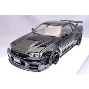 オートアート コンポジット 1/18 ニスモ R34 GT-R Z-tune ブラックパール