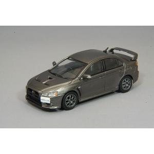ミニカー/完成品 BM CREATIONS 1/64 三菱 ランサー エボリューション X グレー ...