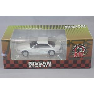 ミニカー/完成品 BM CREATIONS 1/64 日産 シルビア S13 ホワイト 右ハンドル