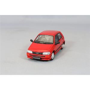 BM CREATIONS 1/64 ダイハツ シャレード 1991 4ドア 16バルブ レッド