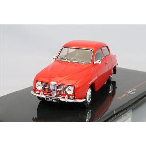 イクソ 1/43 サーブ96 V4 1965 ロングノーズ レッド