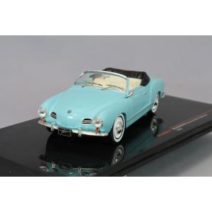 イクソ 1/43 フォルクスワーゲン カルマンギア カブリオレ 1957 ライトブルー