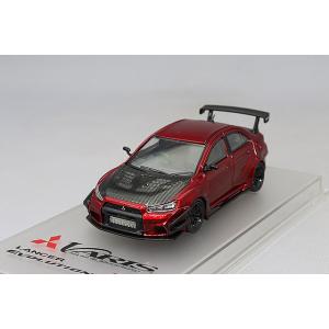 CMモデル 1/64 三菱 ランサー エボリューション X Varis メタリックレッド