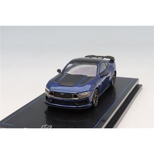 CMモデル 1/64 フォード マスタング ダークホース ブルーエンバーメタリック