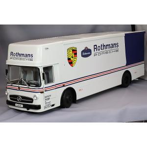 CMR 1/18 メルセデスベンツ O317 レーストランスポーター "ロスマンズ ポルシェ"