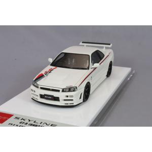 アイドロン 1/43 日産 スカイライン GT-R BNR34 ニスモ R-tune ホワイト 【再生産】｜kidbox