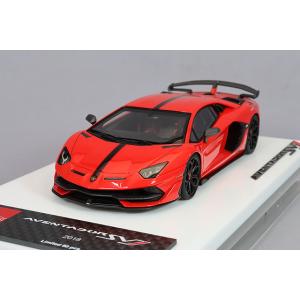 アイドロン 1/43 ランボルギーニ アヴェンタドール SVJ 2018 ロッソマーズ/ブラックスト...