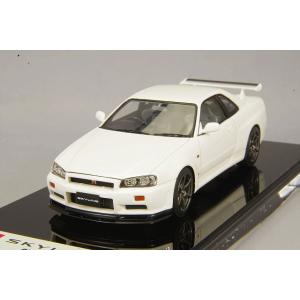 ミニカー/完成品 アイドロン 1/43 日産 スカイライン GT-R BNR34 V-SPEC 1999 ホワイト｜kidbox