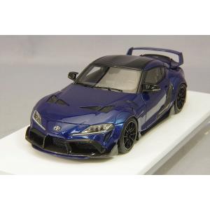 ミニカー/完成品 アイドロン 1/43 トヨタ GRスープラ TRD 3000GT コンセプト 2019 ディープブルーメタリック｜kidbox