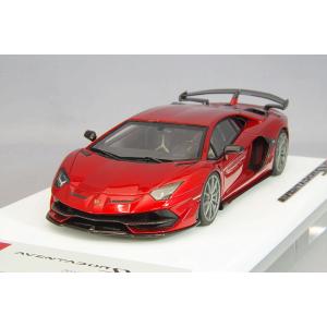 ミニカー/完成品 アイドロン 1/43 ランボルギーニ アヴェンタドール SVJ 2018 ロッソエ...