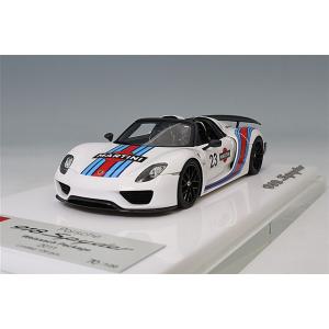 アイドロン 1/43 ポルシェ 918 スパイダー ヴァイザッハパッケージ 2011 ホワイト/マル...