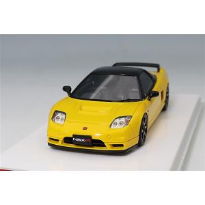 アイドロン 1/43 ホンダ NSX-R (NA2) 2002 ニューインディイエローパール/TE37ホイール
