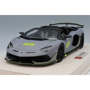 アイドロン 1/18 ランボルギーニ アヴェンタドール SVJ 63 ロードスター 2019 グリジ...